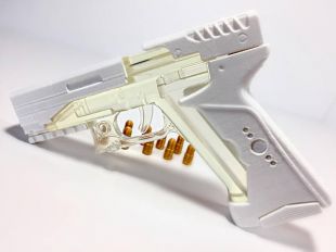 3D Printed Major's Thermoptic Pistol from Ghost in the Shell