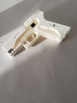 Ghost in the Shell inspired gun replica | major thermoptic cosplay | costume prop weapon | anime