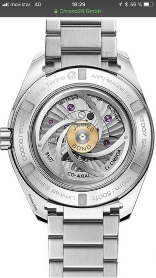 Omega AQUA TERRA 231.10.42.21.03.004 james bond CO AXIAL 41.5 ediciÃ³n limitada  | eBay