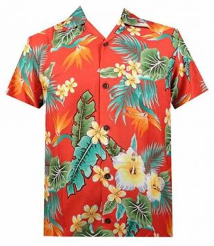 Hawaiian Shirt Mens Flower Leaf Beach Aloha Party Casual Holiday Short Sleeve  | eBay