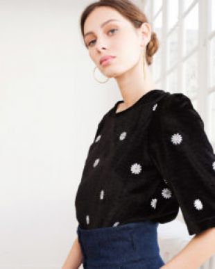 BLOUSE ARTISTE NOIRE