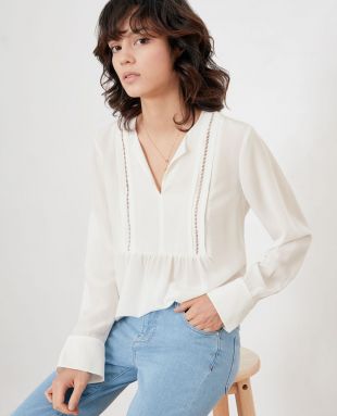 Blouse Comptoir des Cotonniers - 100% Soie - taille 36 - Vêtements