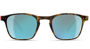POP LIFE ÉCAILLE BLEU CIEL MIROIR | Simple Eyewear