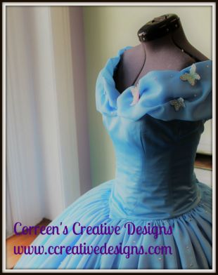 Cinderella 2015 Ladies Costume   Custom Made Adult Princess Costumes, Cosplay Costumes, Live Action Cinderella Ballgown,Ella Cosplay