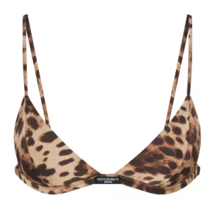 x Skims Silk Triangle Bralette