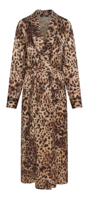 x Skims Silk Long Robe