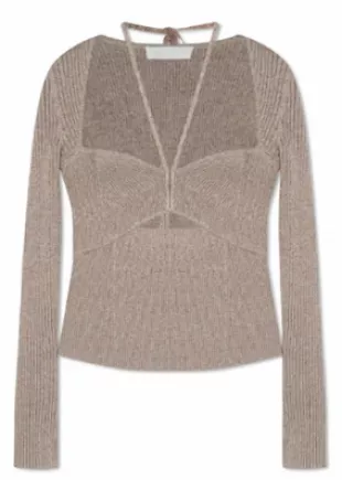 Alexia Top In Nougat