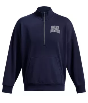 Navy UA Icon Half Zip Sweatshirt