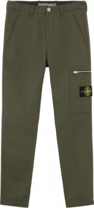 Musk Olive Green Zip Cargo Pants
