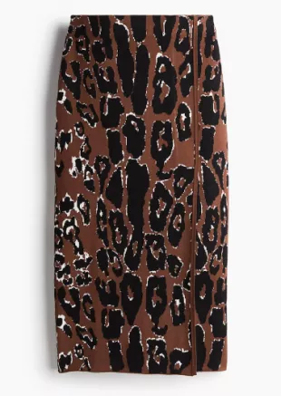 Ril Knit Hw Pencil Skirt Natural Melange main image 0