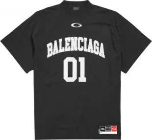 Black #01 Basketball T Shirt