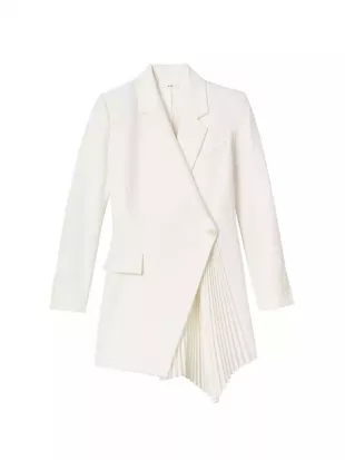 Juliet Pleated Blazer Minidress