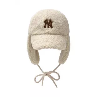 ◆MLB Korea◆ Basic premium winter padded trooper ear cap NY Winter Hats - MLB KOREA