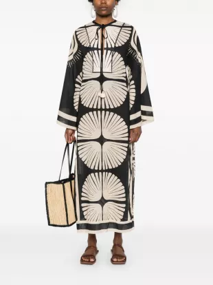 Natural Wisdom Tunic Midi Dress