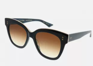 Day Tripper 22031-D-Nvy-Gld-55 Unisex Square Sunglasses