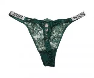Very Sexy Bombshell Logo Shine Strap Thong