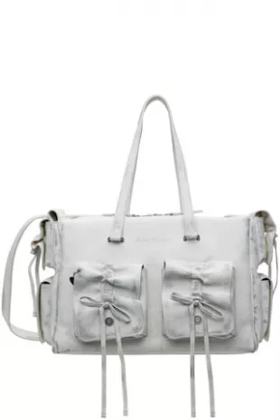 Audrey Tote White/Multi