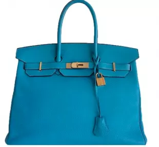 Hermes Birkin Bg 35 Blue