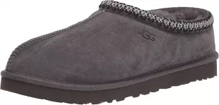 Grey Suede Tasman Slippers