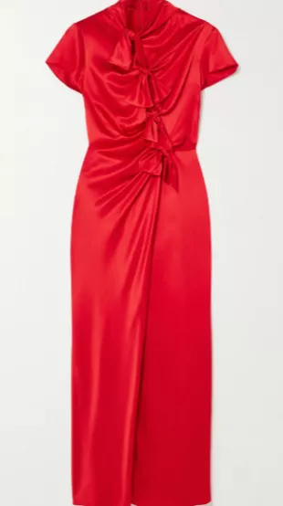 Kelly Dress in Scarlet