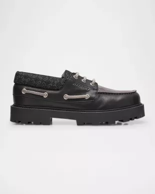 Black & Grey Storm Boat Shoes
