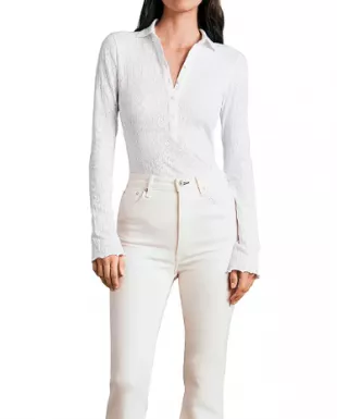 Gemma Jacquard Polo