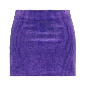 Cotton-Blend Corduroy Miniskirt
