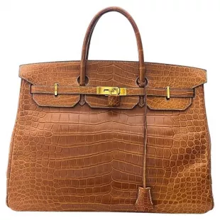 Birkin 40Cm Cognac Crocodile