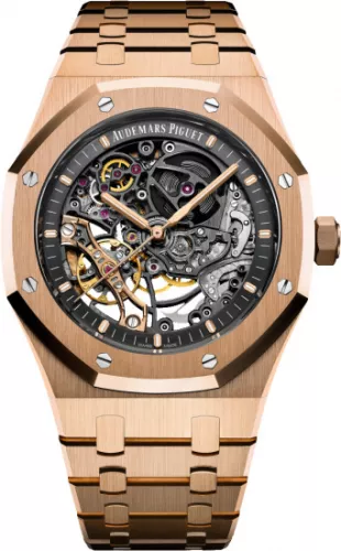 Rose Gold Skeleton Royal Oak