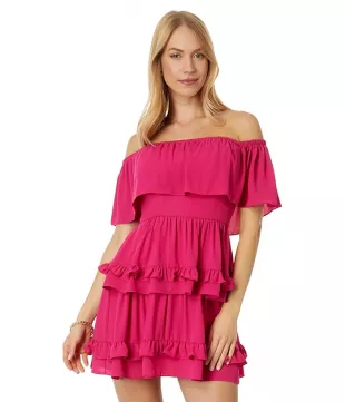 Off-the-Shoulder Cocktail Dress