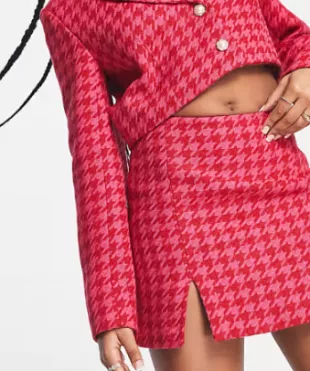 Miss Selfridge Boucle Mini Skirt