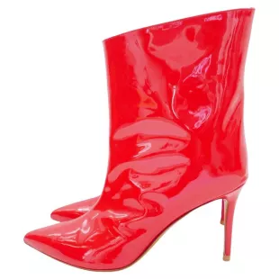 Raquel 105 Red Patent Ankle Boots