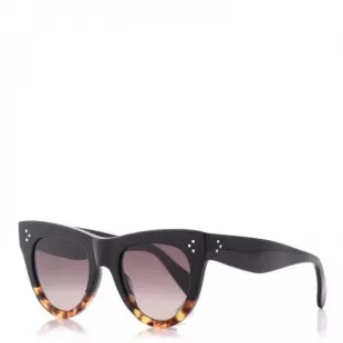 Cat Eye Black Havana Brown Sunglasses