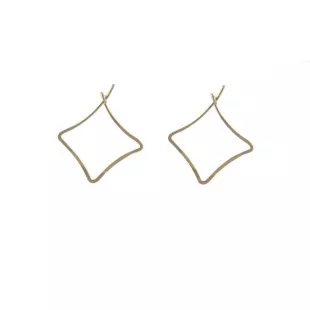 Squared Hoop Earrings