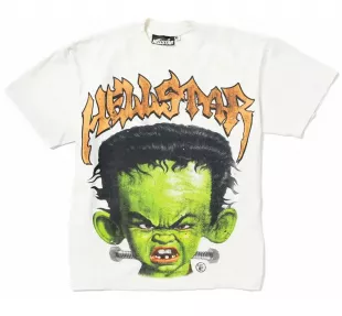 Hellstar Frankenkid Short Sleeve Tee Shirt White