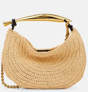 Sardine Raffia-Effect Tote Bag