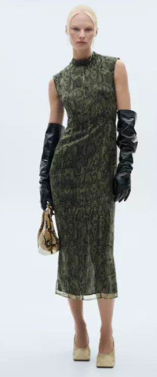 Open-back Organza Dress