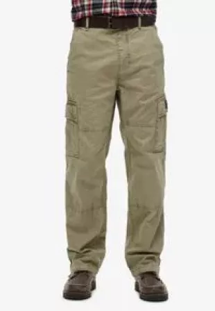Pantalon cargo baggy en coton biologique