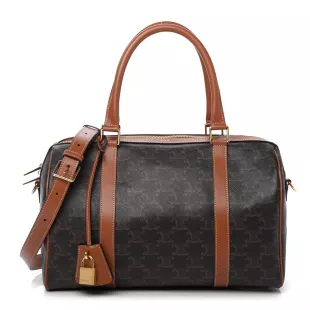 Triomphe Canvas Boston Bag