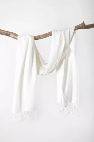 Solid Lightweight Fringe Shawl