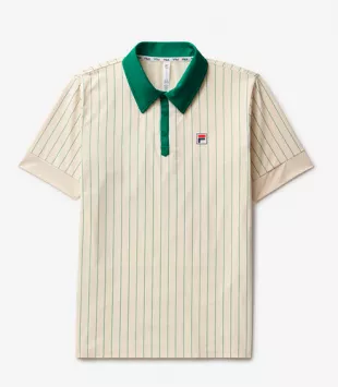 Performance Iconic BB1 Polo In Angora Green Jacket Pinstripe