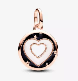 ME Hearts Medallion Charm