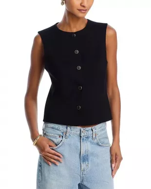 Irina Button Front Vest