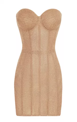 Brilliance Drop Gold Dress