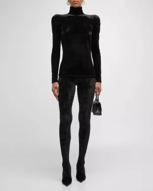 Round Shoulder Turtleneck