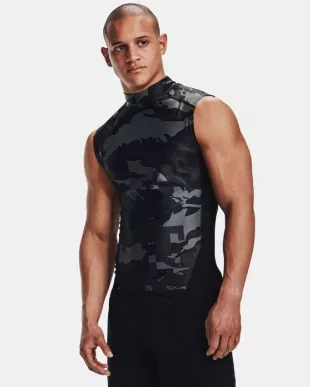 UA Iso-Chill Compression Mock Printed Sleeveless