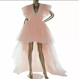 HM Tulle pink dress