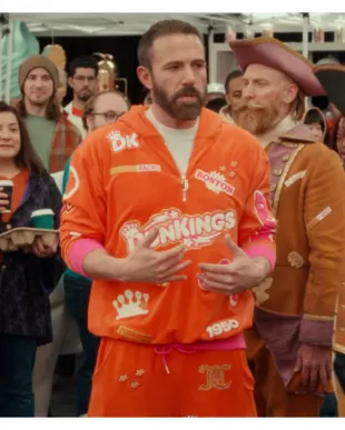Ben Affleck Super Bowl Commercial 2025 Dunking Tracksuit