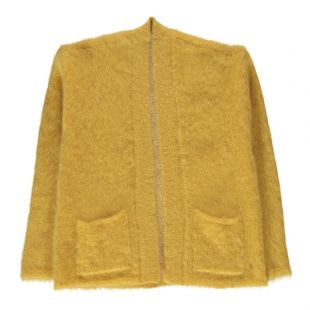 Gilet Mohair Jaune