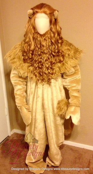 Cowardly Lion Men's Wizard of Oz Custom Made Screen Quality Costume